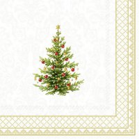 餐巾33x33厘米 - CLASSIC CHRISTMAS TREE gold