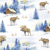 Napkins 33x33 cm - ELK LANDSCAPE