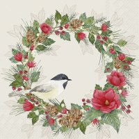 Servietten 33x33 cm - CHRISTMAS JOY cream