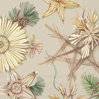 Servietten 33x33 cm - CHRISTMAS CRAFTING linen