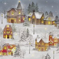Napkins 33x33 cm - FEELS LIKE CHRISTMAS