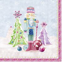 Servietten 33x33 cm - SUGAR WORLD light blue