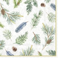 Servietten 33x33 cm - CLASSIC BRANCHES gold
