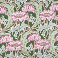Servietten 33x33 cm - OTHERWORLDLY FLOWERS (V&A) gre