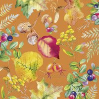 Servilletas 33x33 cm - HARVEST SEASON orange