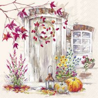 餐巾33x33厘米 - WONDERFUL AUTUMN cream