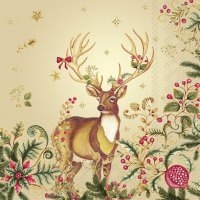 餐巾33x33厘米 - OPULENT DEER cream