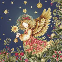 餐巾33x33厘米 - OPULENT ANGEL blue