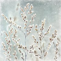 餐巾33x33厘米 - FROZEN WINTER blue grey