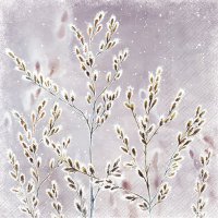 餐巾33x33厘米 - FROZEN WINTER violet