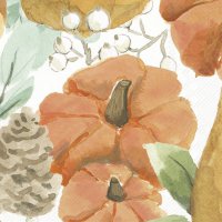 Servietten 33x33 cm - HARVEST FLORAL
