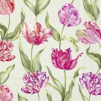 Napkins 33x33 cm - ESTELLE light green