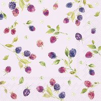 Napkins 33x33 cm - BERRYLICIOUS light lilac