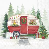 Servietten 33x33 cm - FESTIVE CAMPER