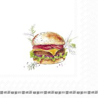 Serviettes 33x33 cm - HOMEMADE BURGER