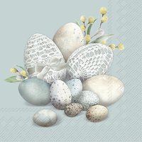Napkins 33x33 cm - EGGS turquoise