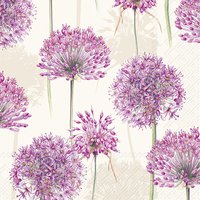 Napkins 33x33 cm - ALLIUM cream