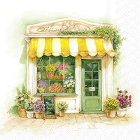 Napkins 33x33 cm - FLOWER SHOP