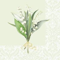 Serviettes 33x33 cm - LUJZA light green