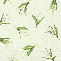 Serviettes 33x33 cm - ALECIA light green
