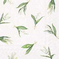 Serviettes 33x33 cm - ALECIA light grey