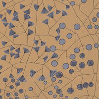 Servilletas 33x33 cm - ZIERGRAS brown