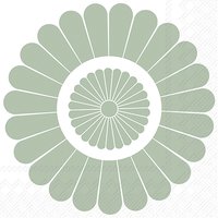 Servilletas 33x33 cm - FLEUR (V&B) green