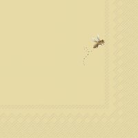 Servietten 33x33 cm - TINY BEE yellow