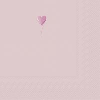 餐巾33x33厘米 - TINY BALLOON rose