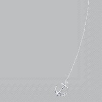 餐巾33x33厘米 - TINY ANCHOR light grey