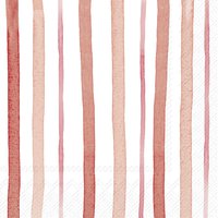 餐巾33x33厘米 - HAPPY STRIPES red