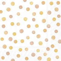 Servilletas 33x33 cm - HAPPY DOTS orange
