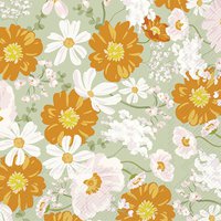Servilletas 33x33 cm - BOUQUET BEAUTY sage