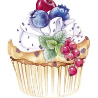 Die-cut napkins - SWEET CUPCAKE