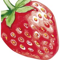 Die-cut napkins - STRAWBERRY