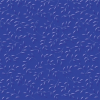 Servietten 33x33 cm geprägt - LEAVES blue