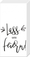 Pañuelos - LASS UNS FEIERN black
