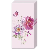 Mouchoirs - JARDIN ROSE rose