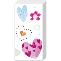 Mouchoirs - JOYFUL HEARTS orange