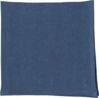 Serviettes en tissu 40x40 cm - LINEN UNI marine blue