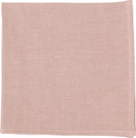 Serviettes en tissu 40x40 cm - LINEN UNI pearl pink