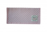 Cloth napkins - Diagonal Hearts pink