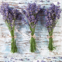 Servietten 33x33 cm - Three Bunches of Lavender