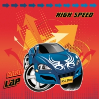 餐巾33x33厘米 - High Speed Car
