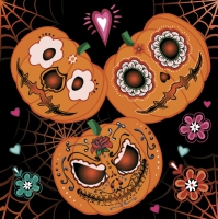 Serviettes 33x33 cm - Mexican Pumpkins