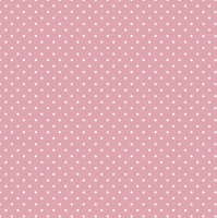 Servietten 33x33 cm - White Dots on Pink
