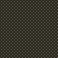 Serviettes 33x33 cm - White Dots on Black