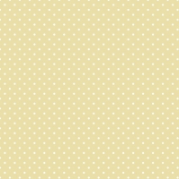 Serviettes 33x33 cm - White Dots on Ecru