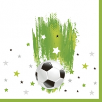 Napkins 33x33 cm - Football with Stars
