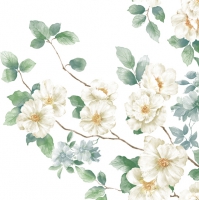 Serwetki 33x33 cm - Delicate Apple Blossom